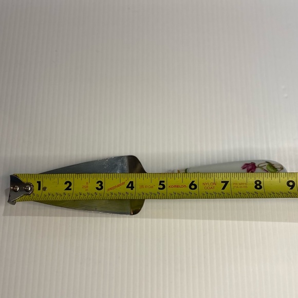 Vintage Georges Briard Mid-Century Victorian Garden Pedestal Cake Stand w/server - Picture 12 of 12